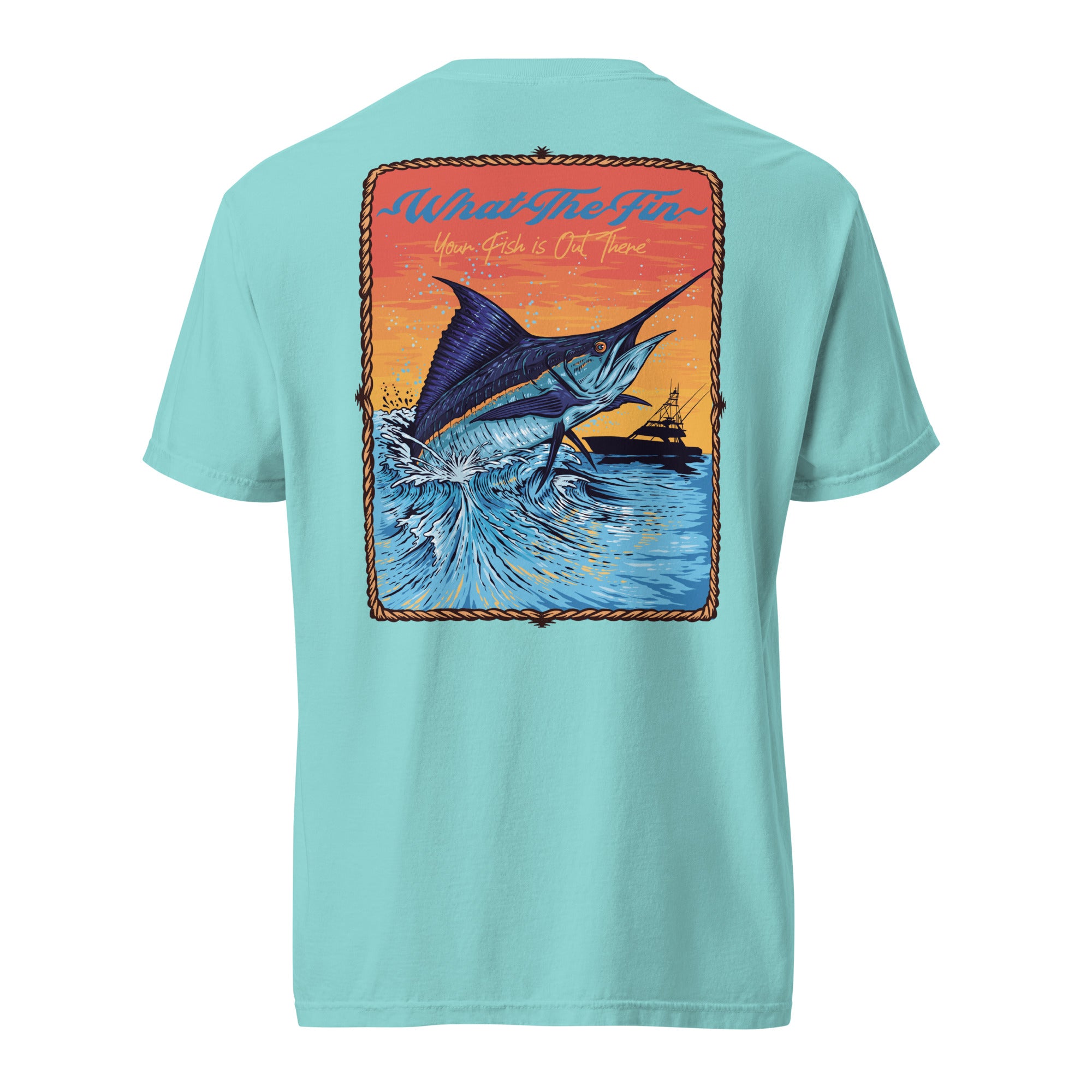 Tobago Bay Marlin Splash Half-Zip Sweatshirt