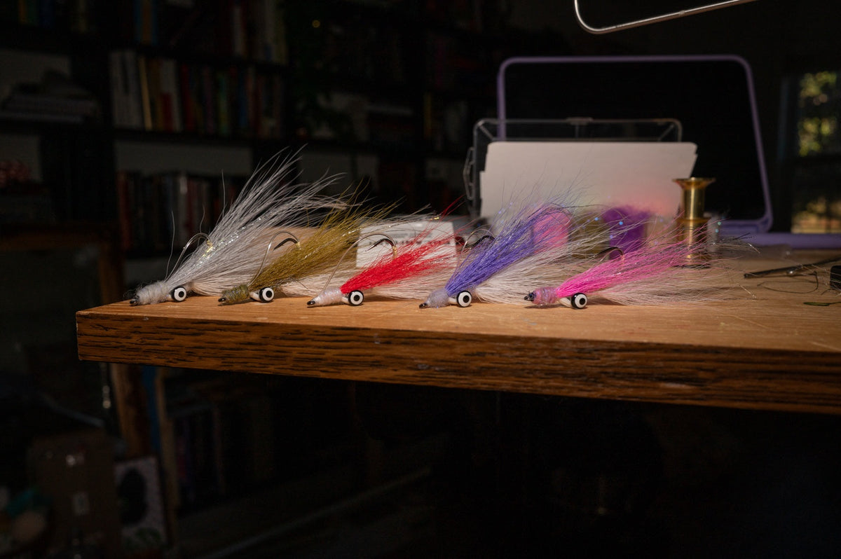 Sunday at the Vise: Five Clousers and One More Streamer