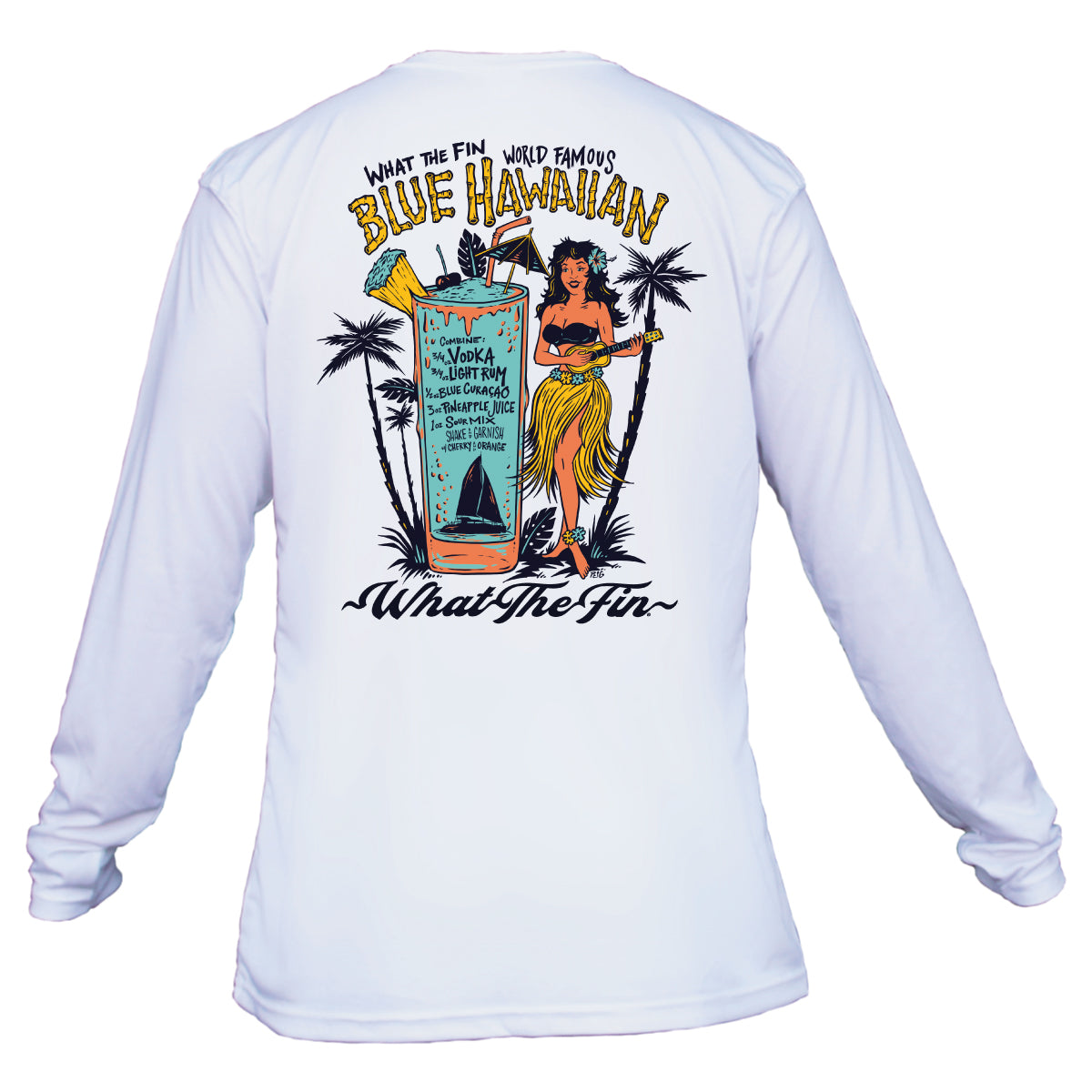 Blue Hawaiian L/S Performance