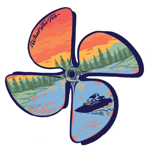 Drinkin Floatin (Lake) Decal 5"