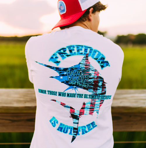 Freedom is Not Free Long Sleeve Performance Shirt