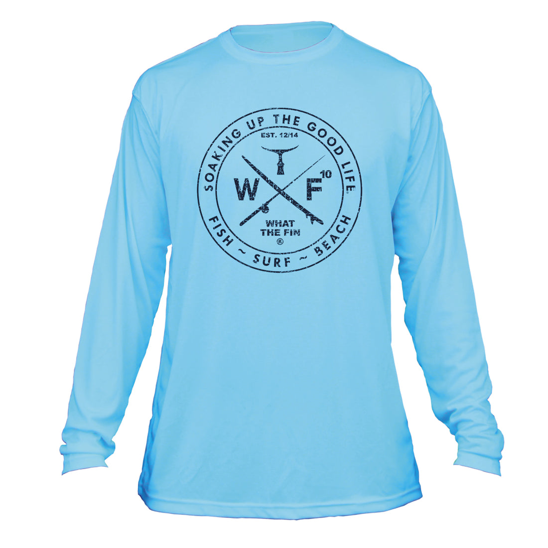 WTF FSB Circle Distressed Limited 10 YR Unisex L/S Performance (ID:10YR)