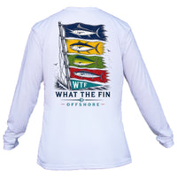 Fish Flags Long Sleeve Performance Shirt