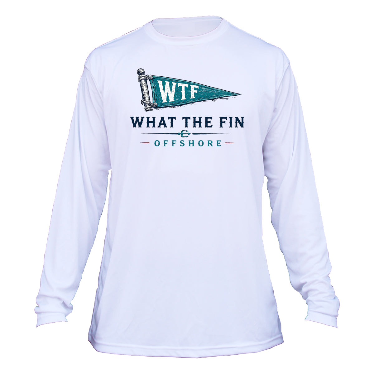 Fish Flags Long Sleeve Performance Shirt