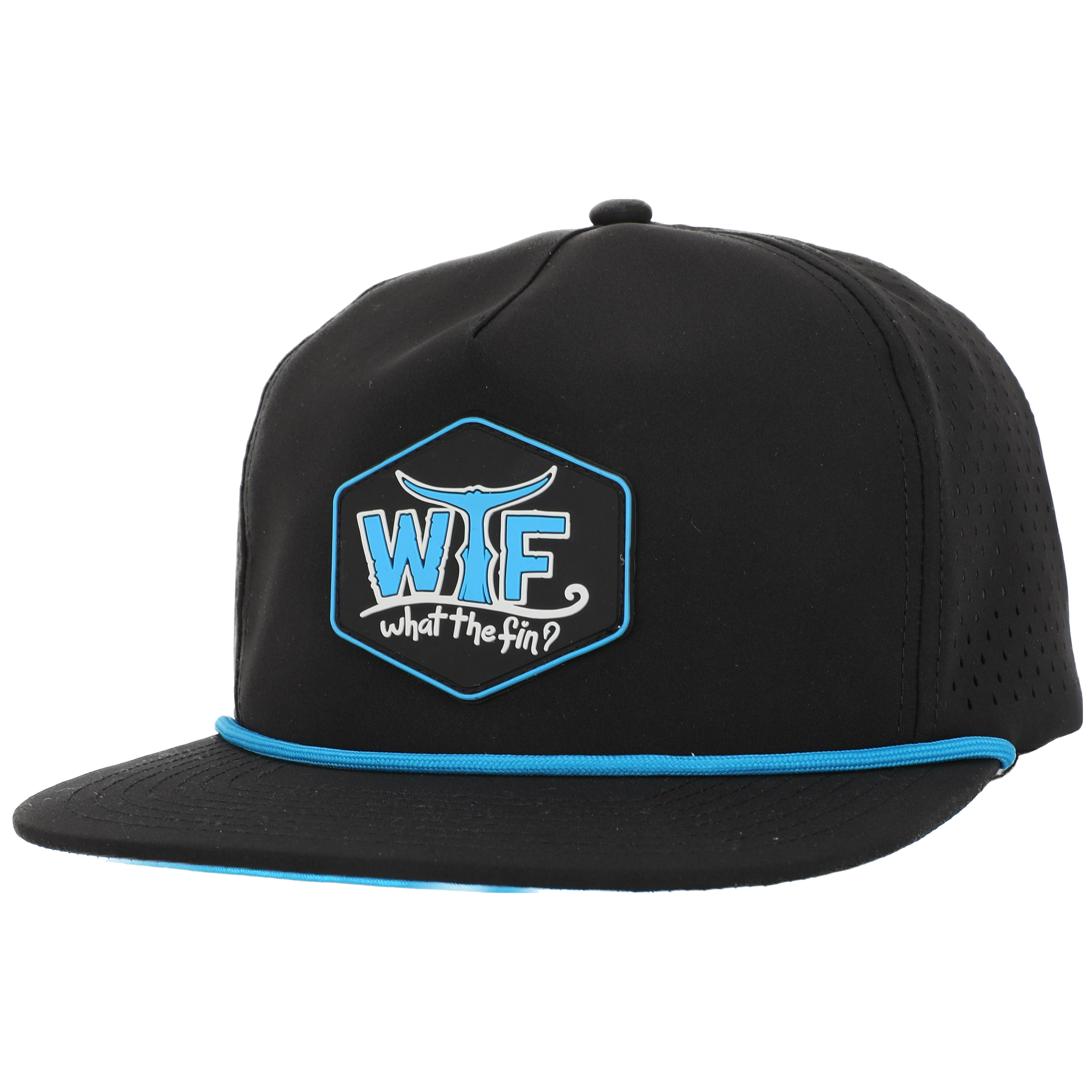 Hydro Hex Captain's Hat - Black/Ocean