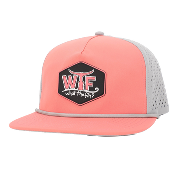 Hydro Hex Trucker Hat - Coral