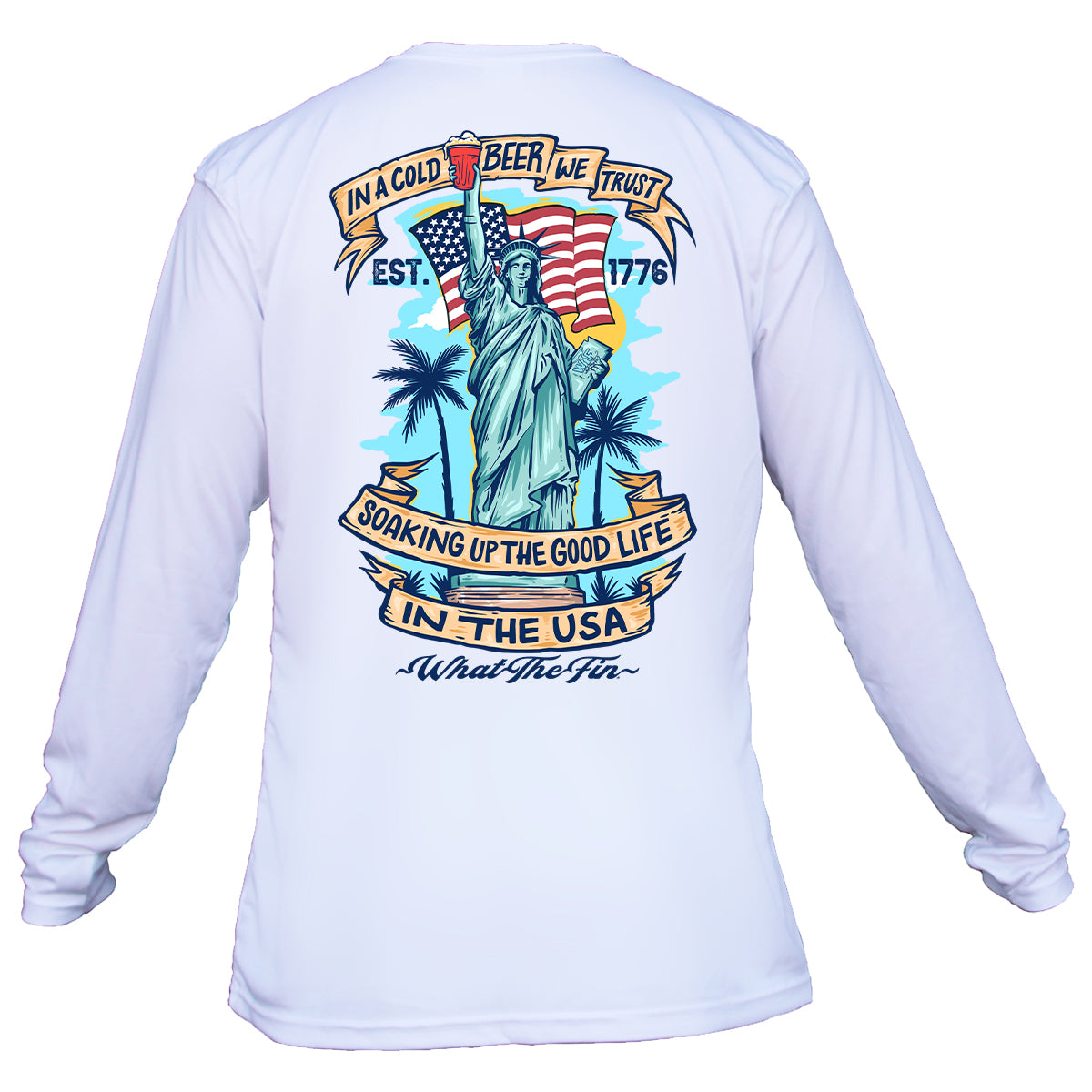 In Cold Beer We Trust Long Sleeve Performance Shirt