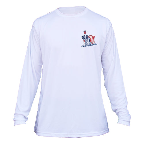 In Cold Beer We Trust Long Sleeve Performance Shirt