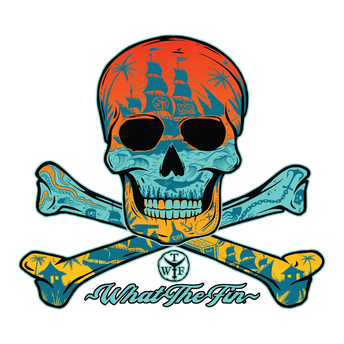 Jolly Roger OI Decal 5"