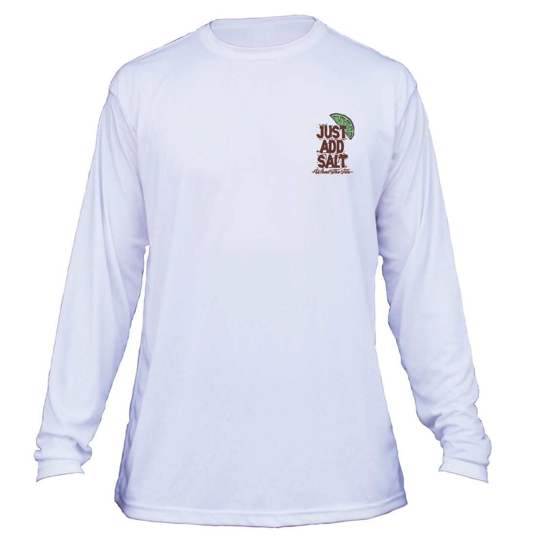 Just Add Salt - Logger Shot Unisex L/S Performance (ID:P25)