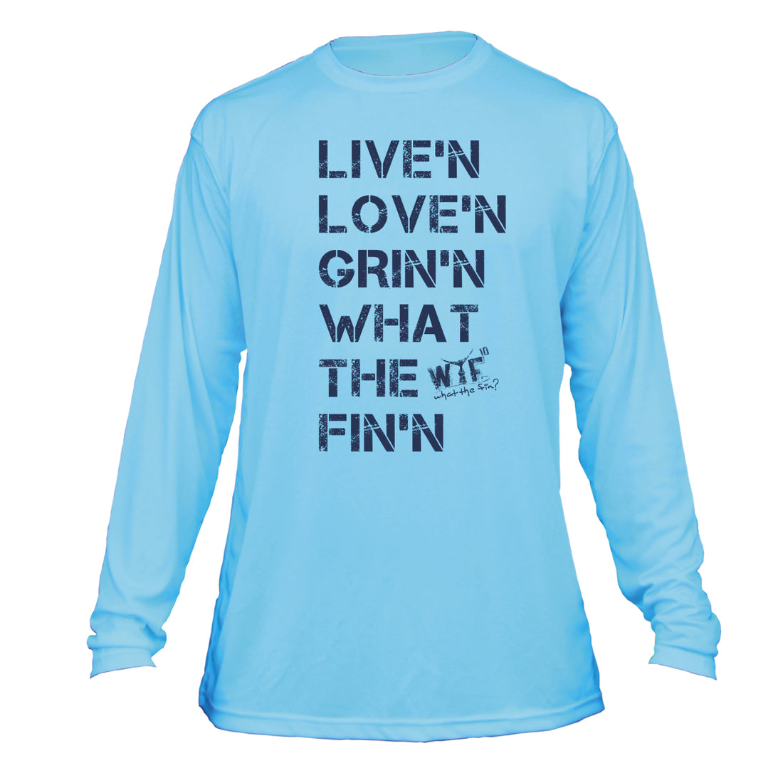 WTF LiveN LoveN Text Limited 10 YR Unisex L/S Performance (ID:10YR)