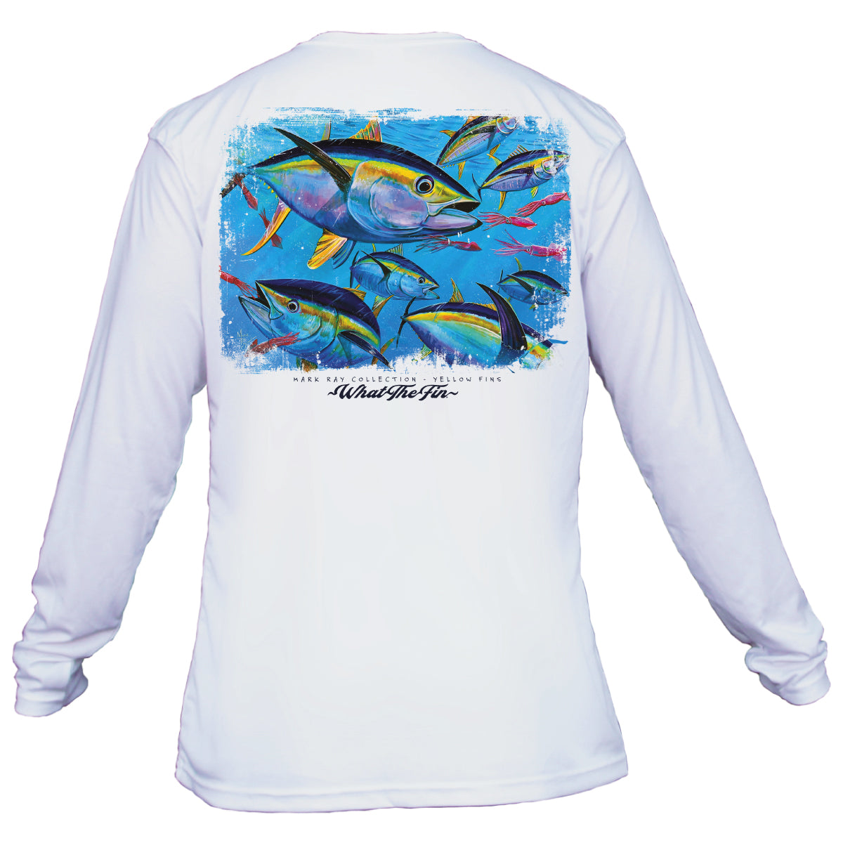 Yellow Fins Long Sleeve Performance Shirt