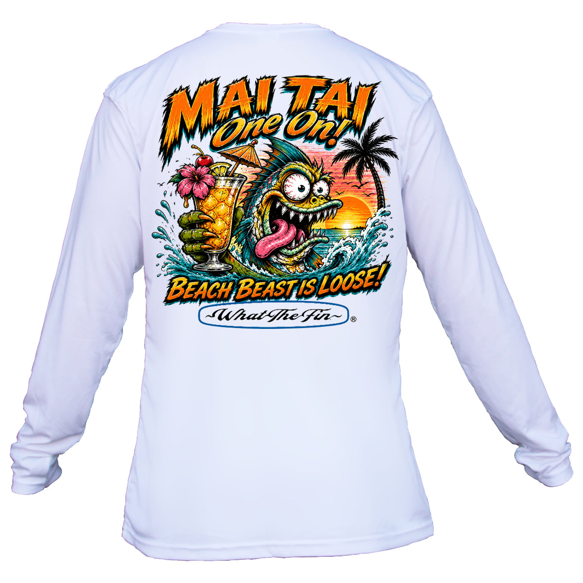 Mai Tai Beach Beast Long Sleeve Performance Shirt