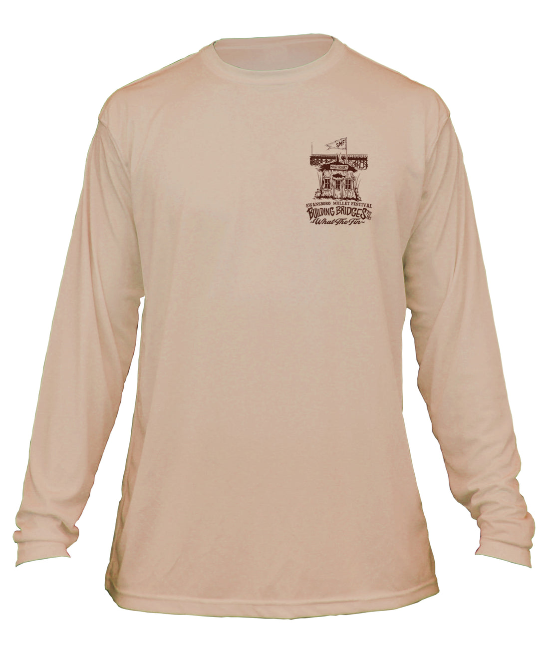 NC Mullet Fest 70 Years Unisex L/S Performance (ID:I16)