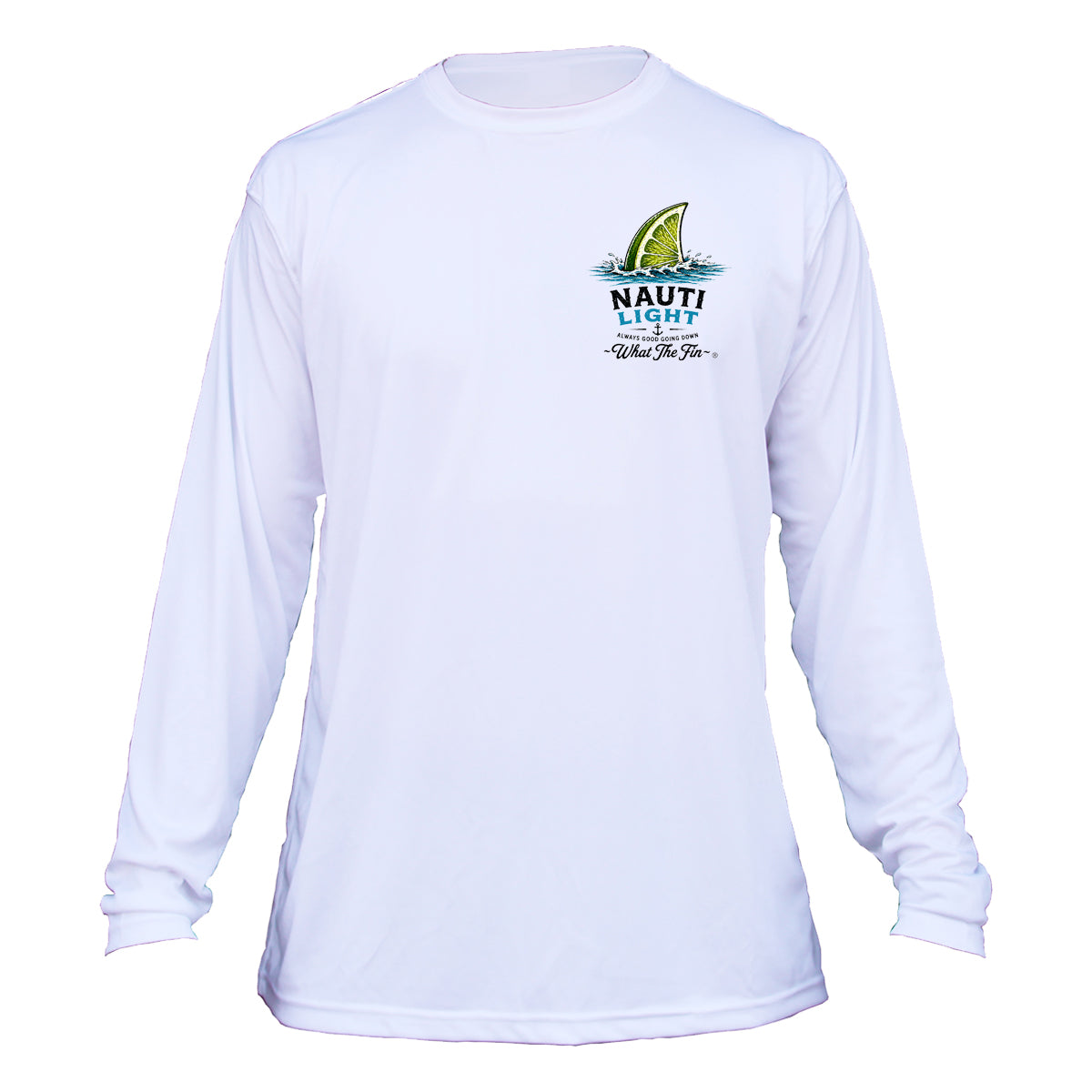 Nauti Light Lime Long Sleeve Performance Shirt
