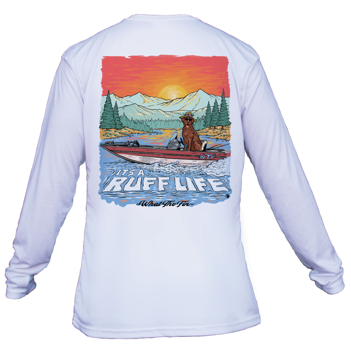 Ruff Life Boat Long Sleeve Performance Shirt