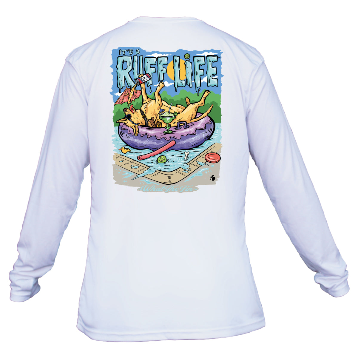 Ruff Life Pool Long Sleeve Performance Shirt