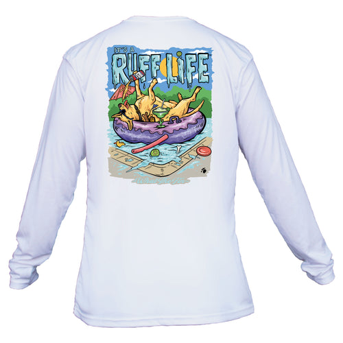 Ruff Life Pool Long Sleeve Performance Shirt