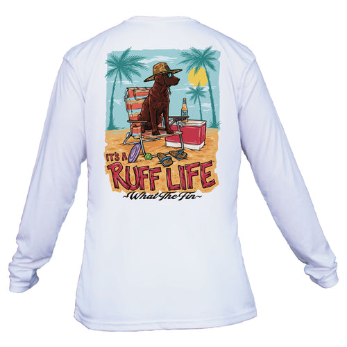Ruff Life Beach Long Sleeve Performance Shirt