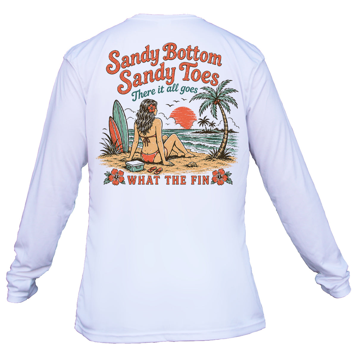 Sandy Bottom Long Sleeve Performance Shirt