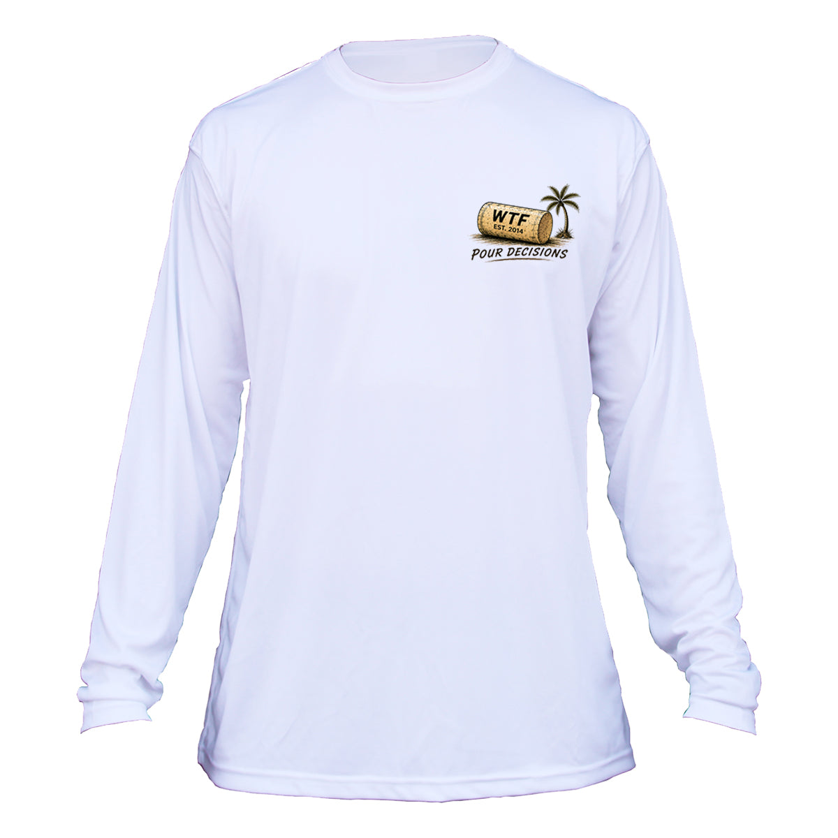 Sip Happens Long Sleeve Performance Shirt