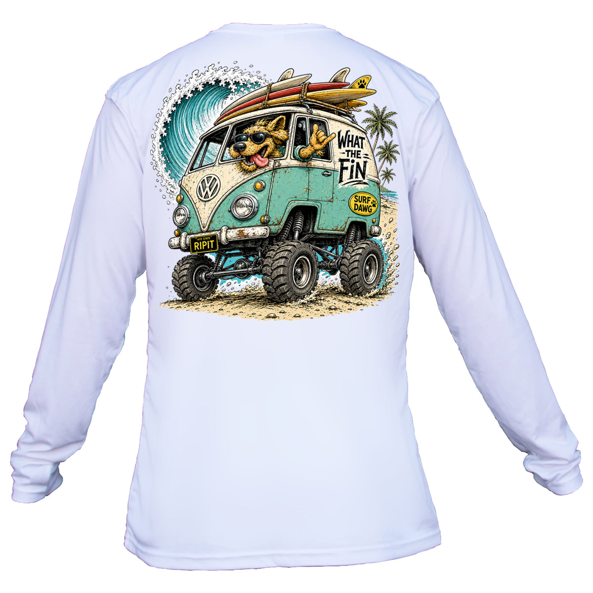 Surf Dawg Long Sleeve Performance Shirt