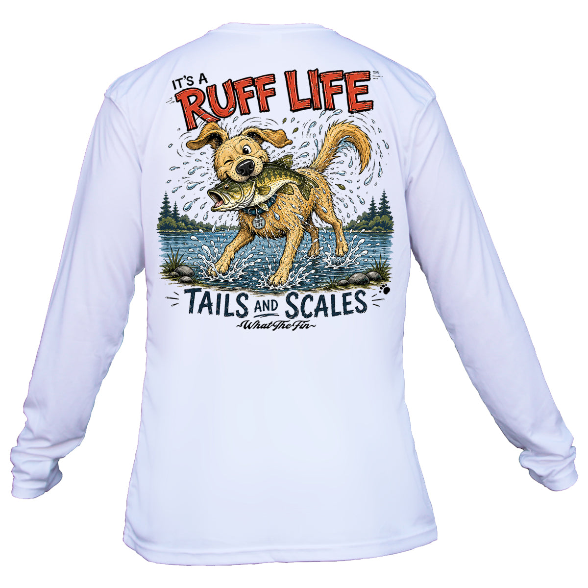 Tails & Scales Long Sleeve Performance Shirt