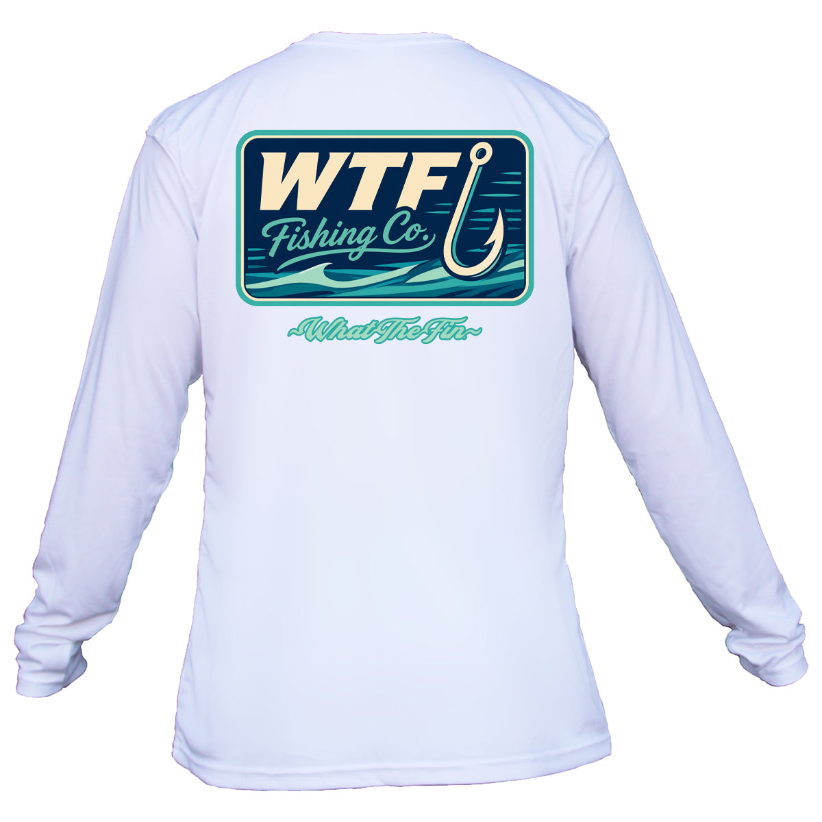 Teal Fishing Co Long Sleeve Performance Shirt