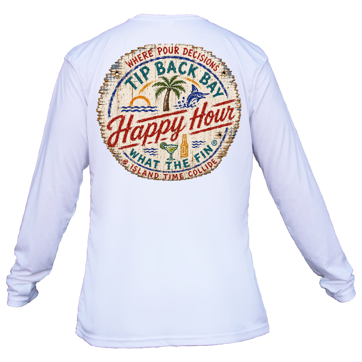 Tip Back Bay Long Sleeve Performance Shirt
