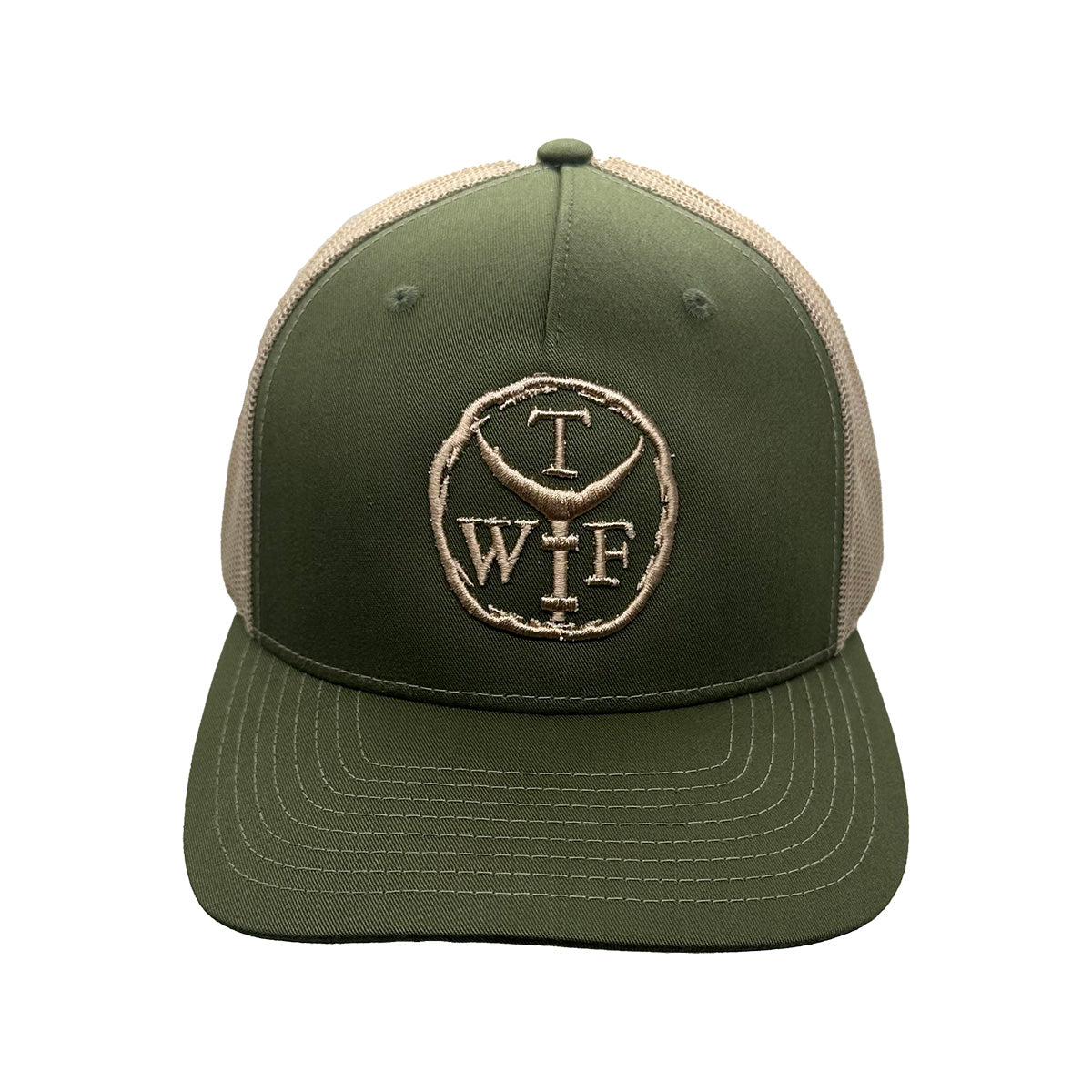 3D Trade Stamp Trucker Hat (Pine/Tan) Limited