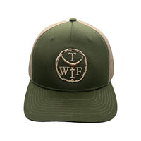 3D Trade Stamp Trucker Hat (Pine/Tan) Limited