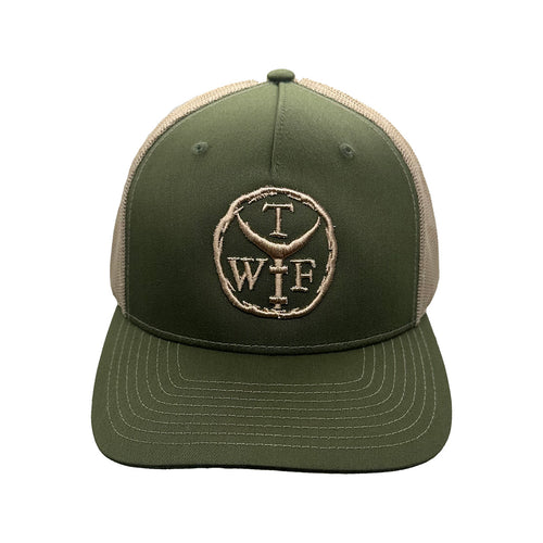 3D Trade Stamp Trucker Hat (Pine/Tan) Limited