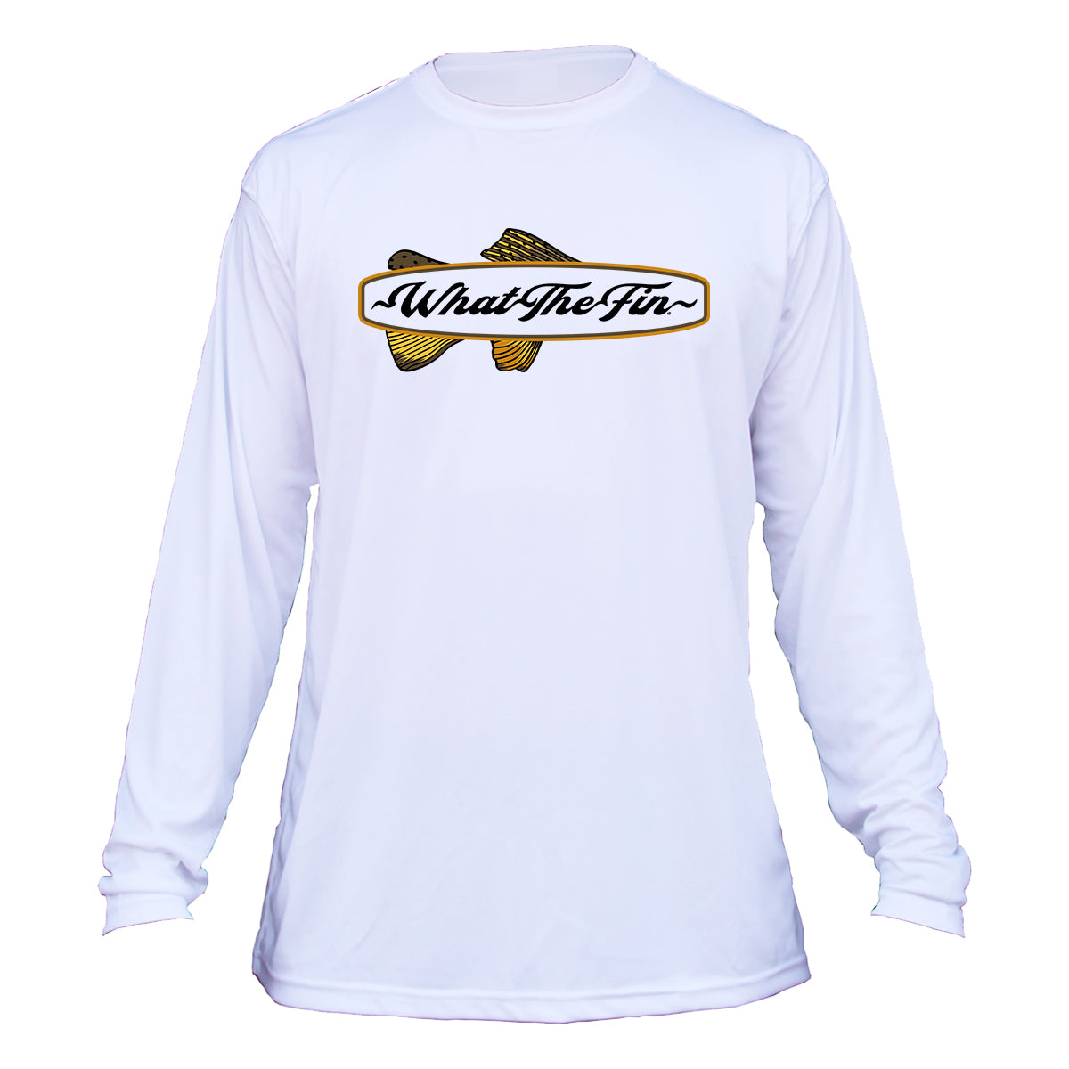 Trout Brown Long Sleeve Performance Shirt