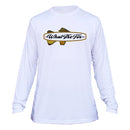 Trout Brown Long Sleeve Performance Shirt