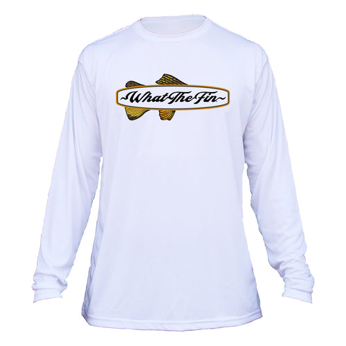 Trout Brown Long Sleeve Performance Shirt