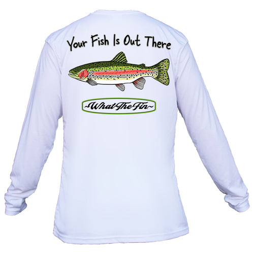 Trout Rainbow Long Sleeve Performance Shirt