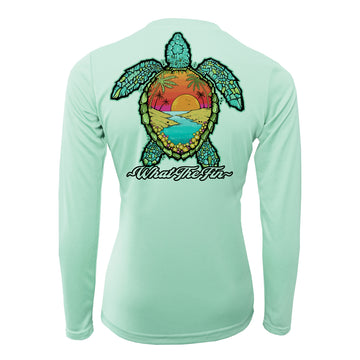 Turtle OI Ladies V-Neck Performance