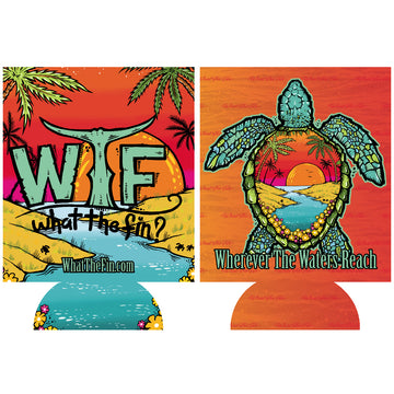 Turtle OI Koozie Orange