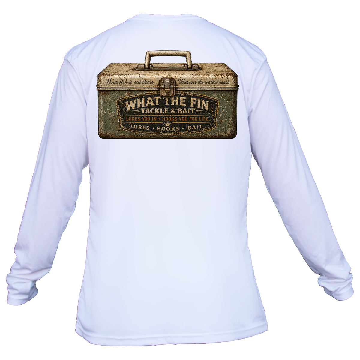 Vintage Tackle Box Long Sleeve Performance Shirt