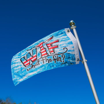 WTF Classic USA Logo Boat Flag
