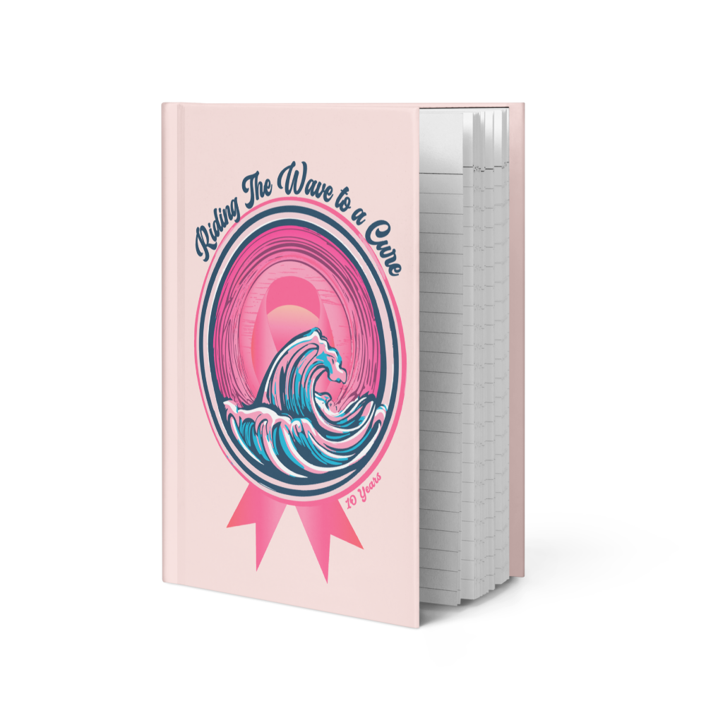 Riding The Wave Hardcover Journal