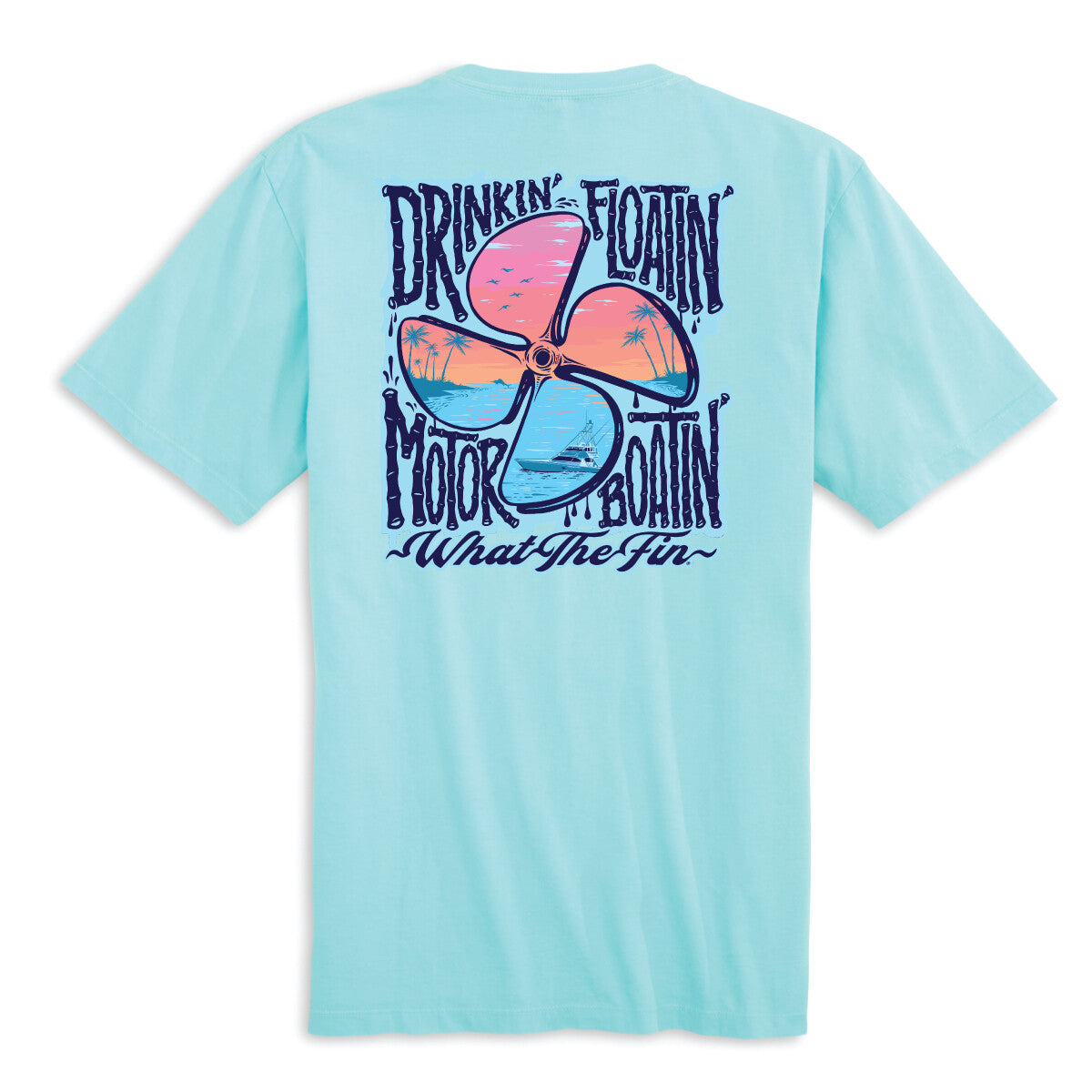 Drinkin Floatin (Salt) S/S Cotton Tee (ID:C24)