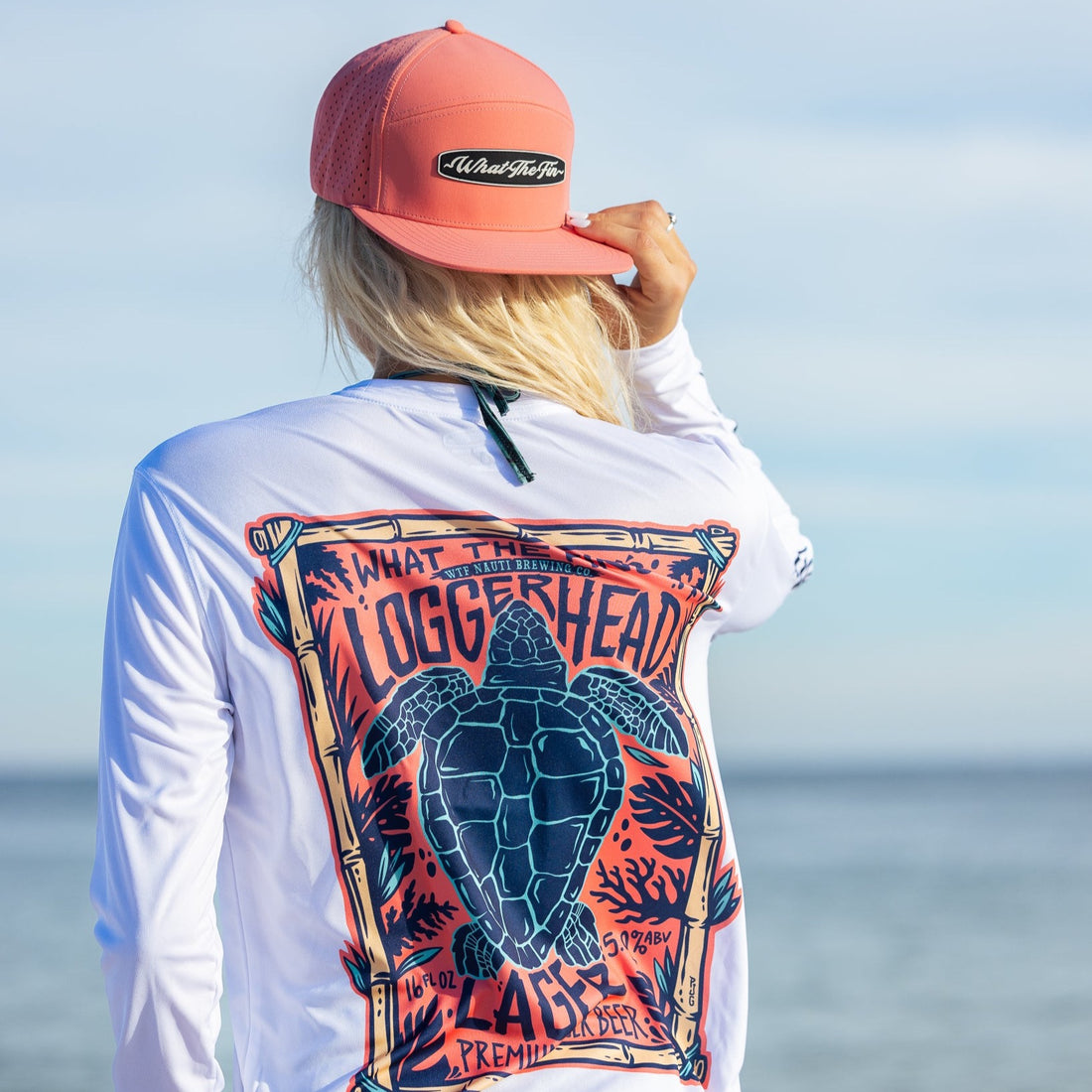 Hydro Shield Horizon Trucker Hat - Coral (ID:H24)