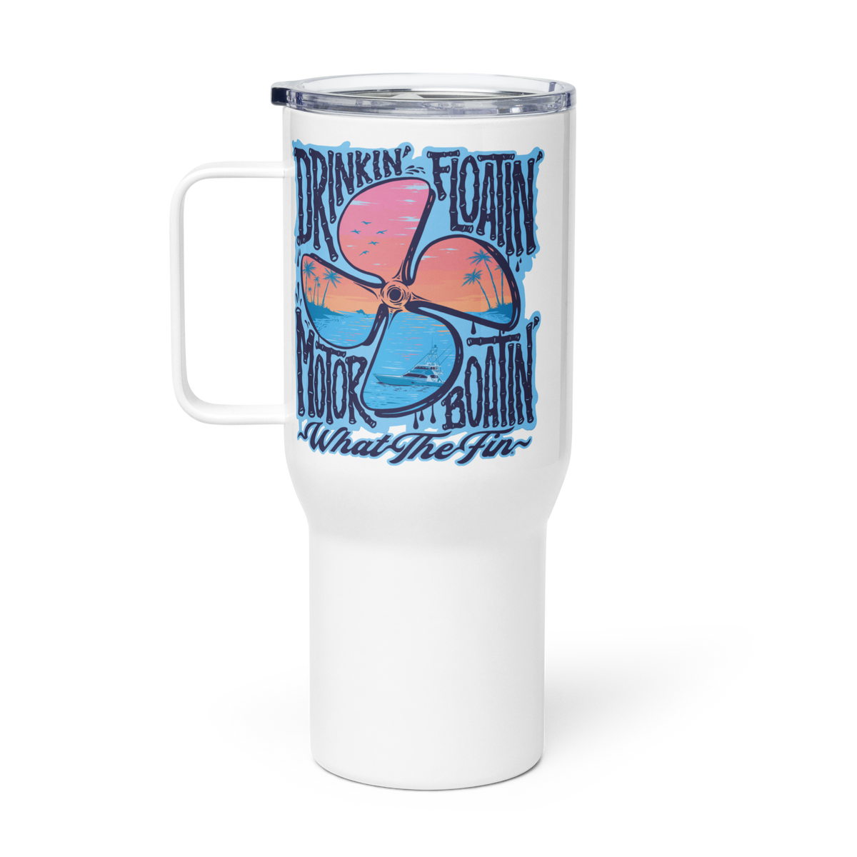 Drinkin Floatin Salt Travel Mug