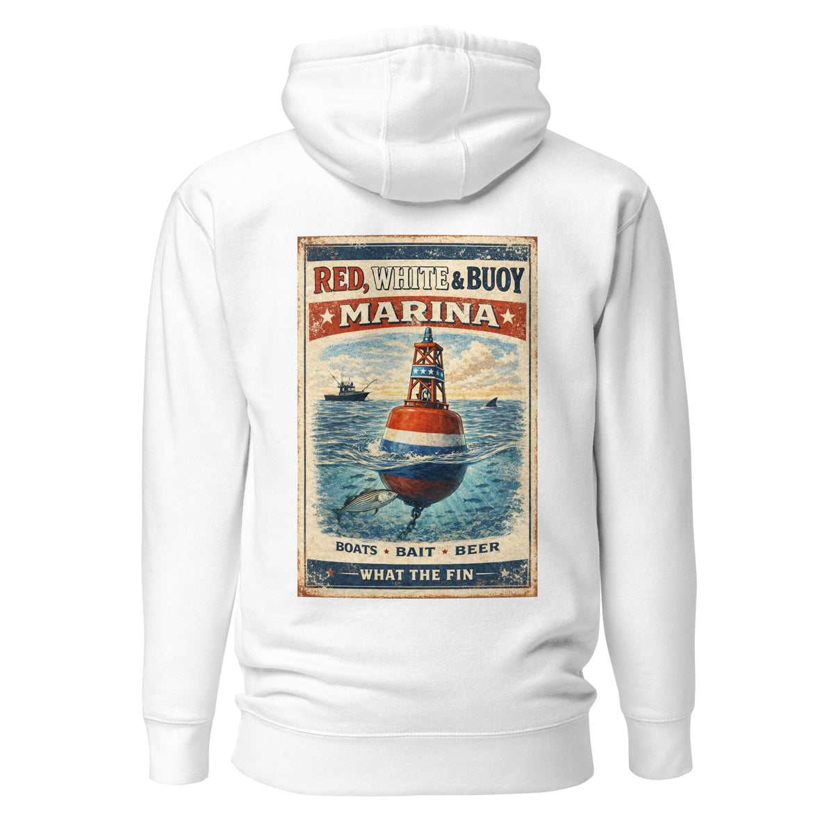 Red White Buoy Hoodie