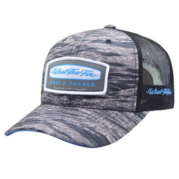 Bait & Tackle Snapback Trucker Hat (Black Water)