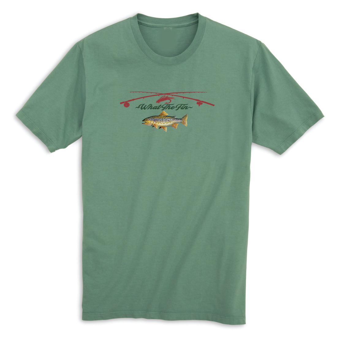Brown Trout Fly S/S Cotton Tee (ID:C24)