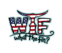 WTF Classic USA Logo Decal 5"