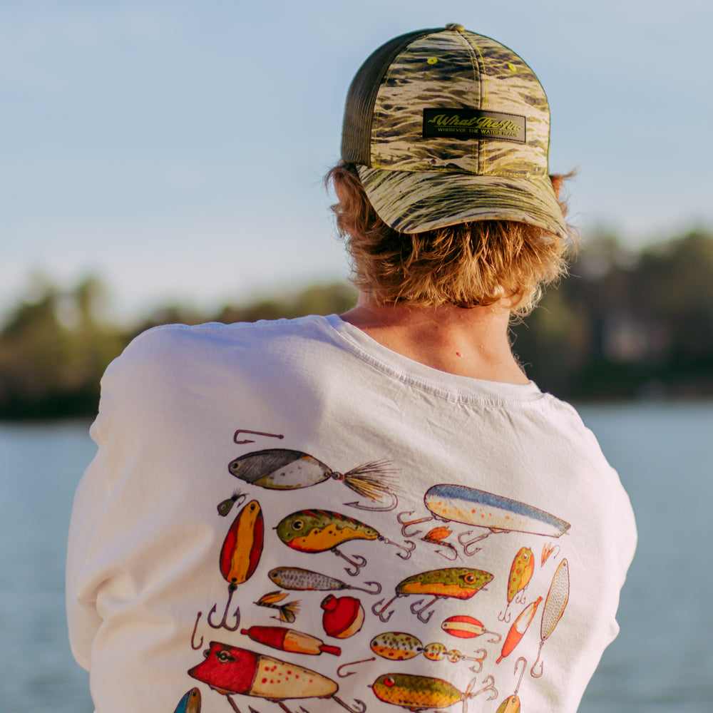 Wordmark PVC Trucker Hat (Bass Water)