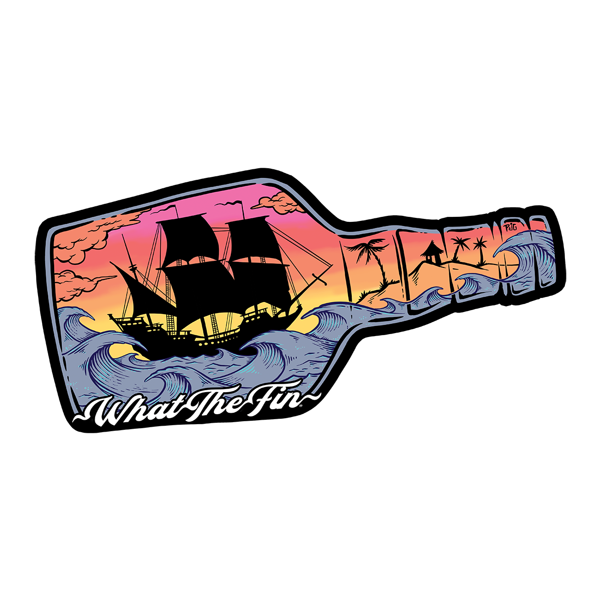 Rum Runner Decal 5"